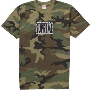 SS19 SUPREME WHO THE F TEE